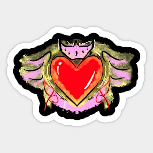 Aura Heart Sticker